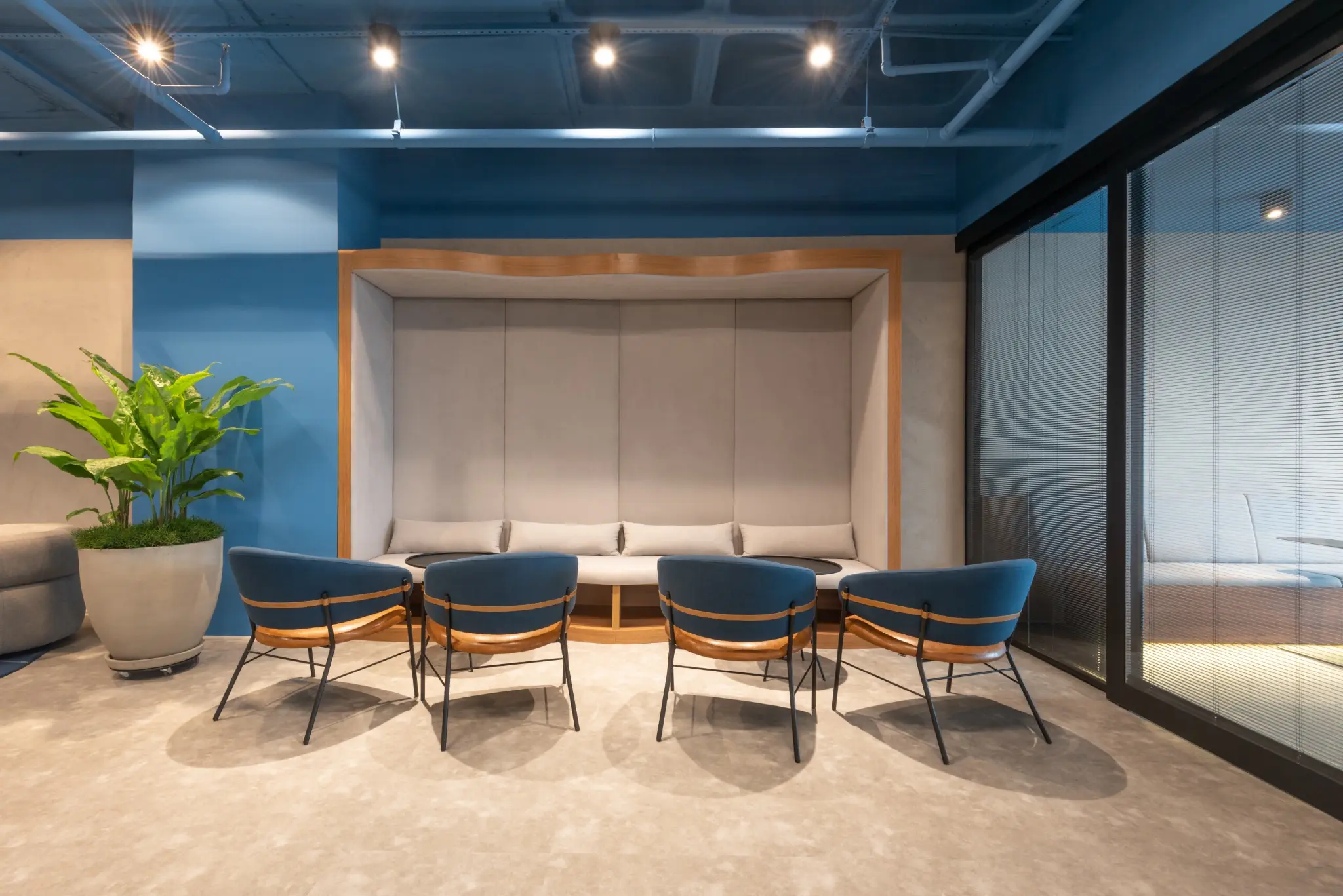Case Requalli — sala de espera corporativa